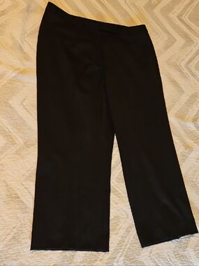 Brooks Brothers 346 Wool Pants Women’s Size 16 Black Straight Leg Career Classic